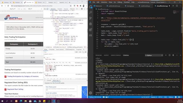 How to extract data from Web and save in Firebase Cloud Firestore with Python смотреть онлайн