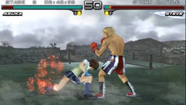 Tekken : DR (PSP) | Story Battle | Part 15 : Asuka Kazama (HD|720p) 60fps смотреть онлайн