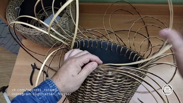 Урок плетения кашпо часть 3 смотреть онлайн