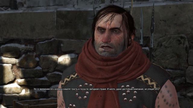 Witcher 3 | варианты реплик мечника в Каэр Трольде
