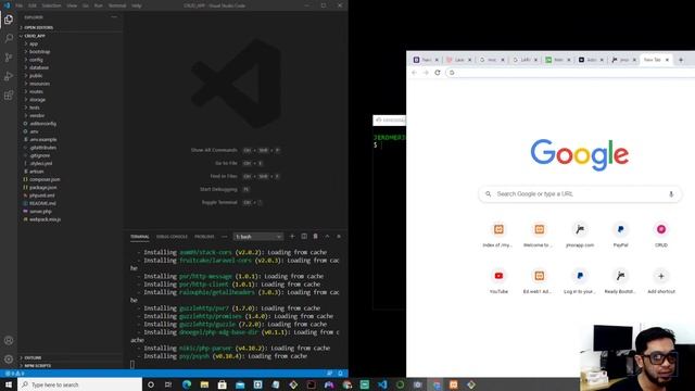 LARAVEL CRUD TUTORIAL Part 1: Installation and front-end scaffolding. смотреть онлайн