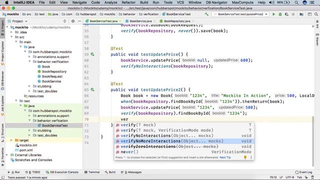 Mockito 3 - Verify there are no unexpected interactions смотреть онлайн