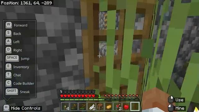 Playing Minecraft 1.17 in education edition pt1 смотреть онлайн