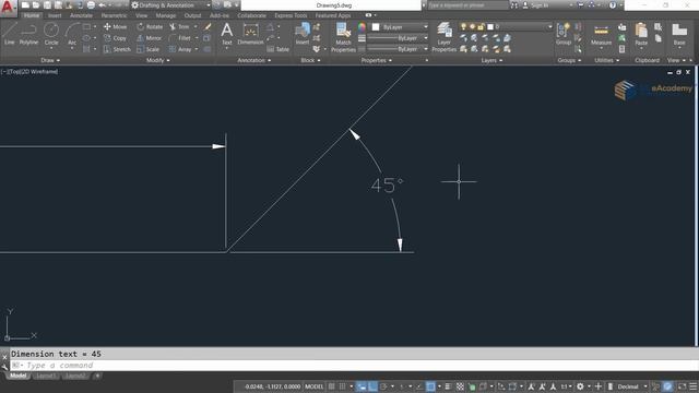 AutoCAD 2019 : How to measure Slant Line and Angular Line смотреть онлайн
