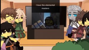 |Ninjas reacting to element masters|LEGO Ninjago| |credits in desc|