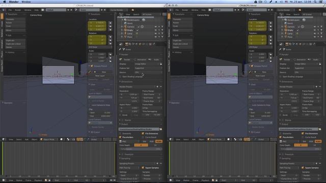 Blender - визуализация анимации с помошью CPU+GPU CUDA (Nikas-Studio)