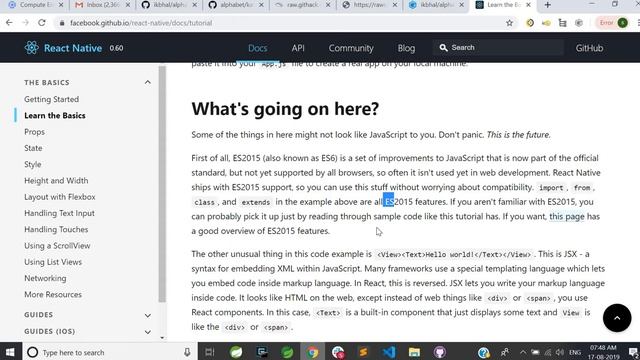 react native reading understanding hello world program for myself смотреть онлайн