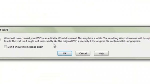 Copy PDF tables to Word File