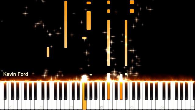 One More Light Linkin Park Piano Synthesia Tutorial With Effects смотреть онлайн
