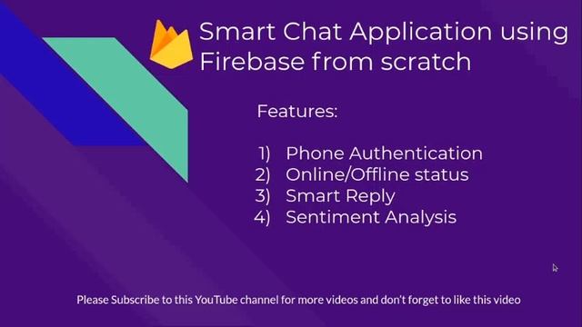 Chat App With Firebase | Android Studio | Firebase Smart Reply | Vasu Garg смотреть онлайн