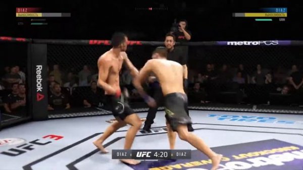 Брат против брата.Ник Диаз с Нейт Диаз .Nate Diaz vs Nice Diaz. UFC 3