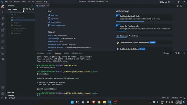 Open AI API integration with JavaScript Node смотреть онлайн
