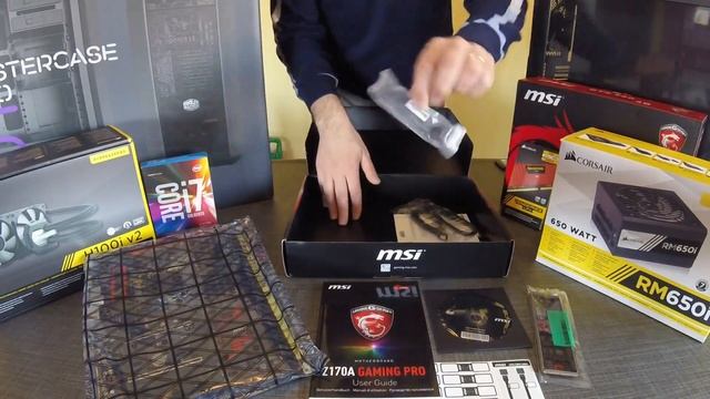 INTEL I7 6700K & MSI Z170A GAMING PRO unboxing смотреть онлайн