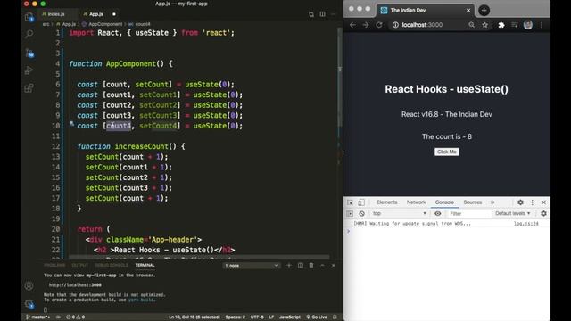Learn useState In 15 Minutes - React Hooks Explained смотреть онлайн