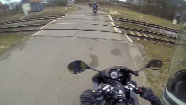 Yamaha TZR 50 - Na trasie #1 w/ Honda CBR 125 - Romet Router WS 50 - [GoPro Hero 3| |Full HD| смотреть онлайн
