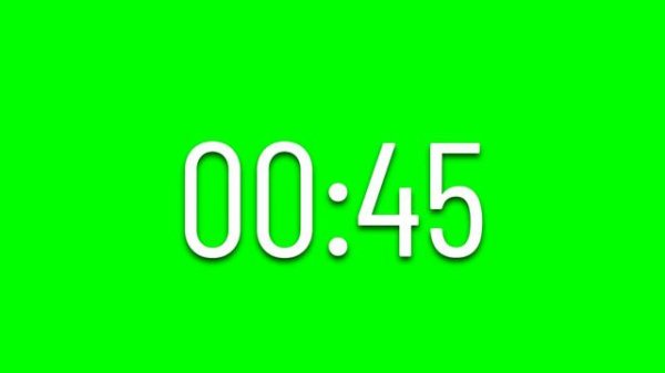 1 min 30 seconds Green Screen Timer no Sound  @PHEGYAN93