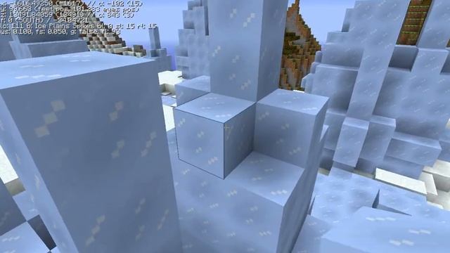 Minecraft 13w36a snapshot - Ice plains spikes biome! смотреть онлайн