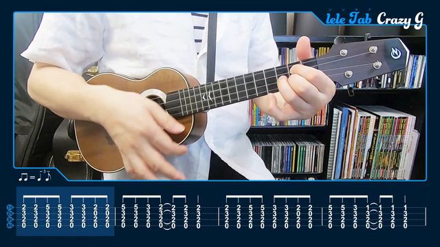 ジャカソロの定番曲『クレイジーG』ウクレレTAB譜付 CrazyG/UkuleleSolo withTab смотреть онлайн