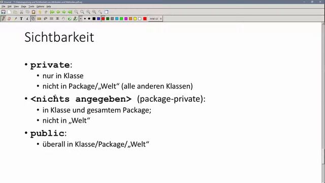 ? JAVA | Datenkapselung & Sichtbarkeit 06 - Bei Packages: private, package-private, public смотреть онлайн