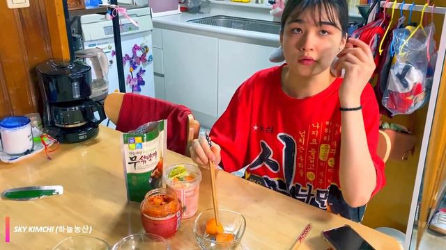 Пробуем вкусную корейскую кимчи - SKY KIMCHI/Korean Vegan Kimchi