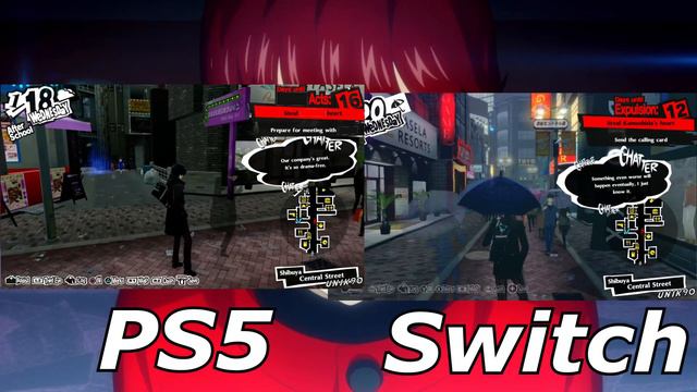 Persona 5 Royal Graphics Comparison - Switch Vs PS5 ( No Spoilers )