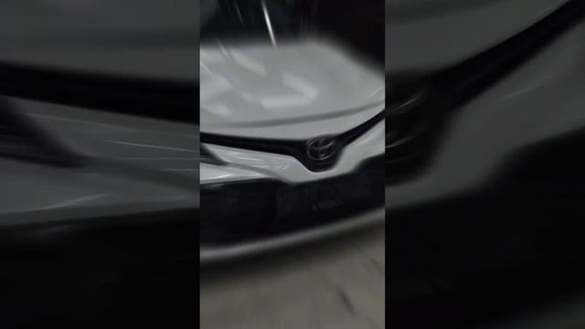 Оклейка Camry 3.5 виниловой пленкой.(Белый перламутр ) смотреть онлайн