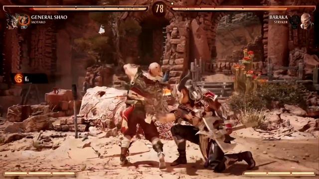 ГЕНЕРАЛ ШАО VS БАРАКА НОВЫЙ ГЕЙМПЛЕЙ MORTAL KOMBAT 1 смотреть онлайн