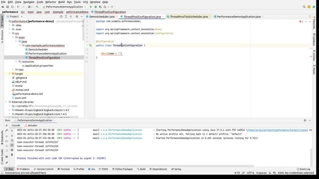 Spring Boot performance @Scheduled (Part #3) смотреть онлайн