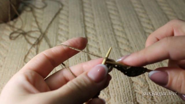 Рельефная резинка спицами смотреть онлайн