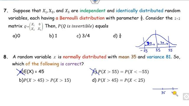 MCQs on Probability and Distribution functions | Short Cut Tricks | CSIR-UGC-NET|IIT-JAM| GATE смотреть онлайн