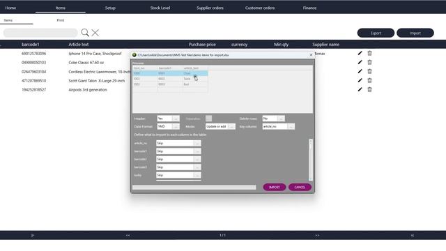 importing data from an Excel or CSV file смотреть онлайн