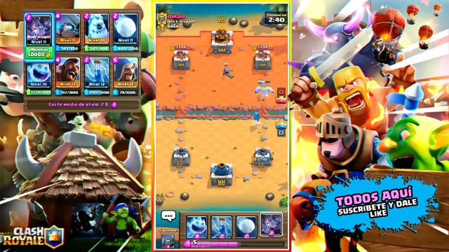 MAZO SUPER RÁPIDO!! MINI-PEKA + MONTA MAZO BUENO CONTRA TODO !!! EN CLASH ROYALE смотреть онлайн