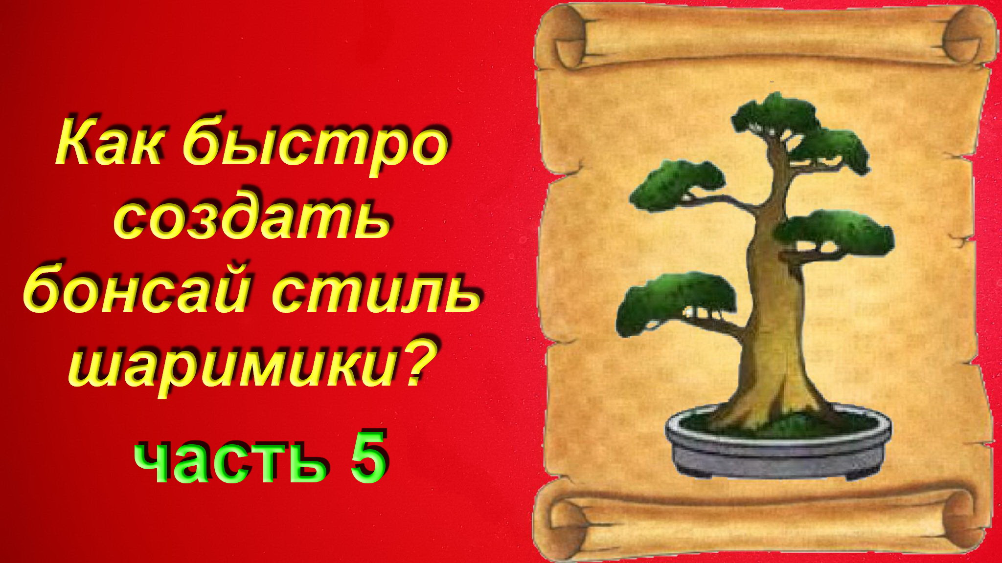 Бонсай из инжира ШАРИМИКИ часть 5