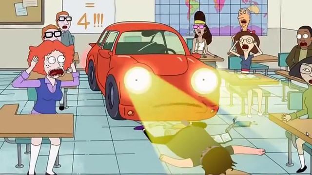 Morty turns into a car смотреть онлайн