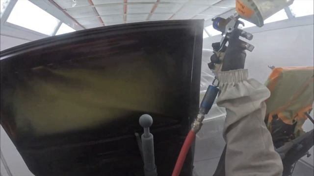 Purple Metallic Application With SataJet 5500 HVLP and RP! смотреть онлайн