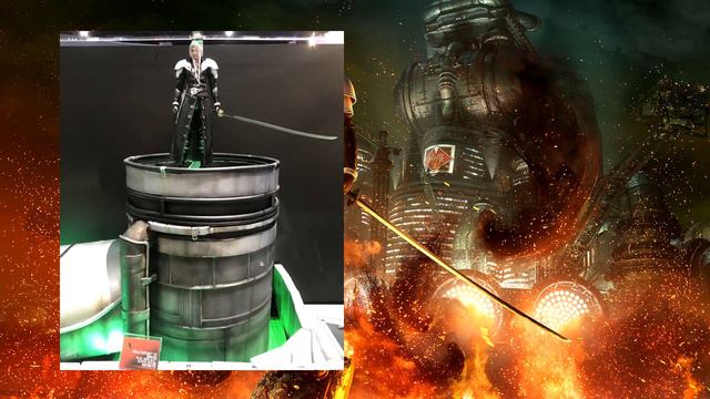 Play Arts Kai Final Fantasy VII Remake Sephiroth Figure Preview смотреть онлайн