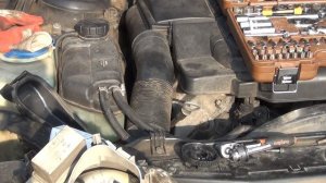 Снять фару замена лампы/лампочек Мерседес Mercedes W220