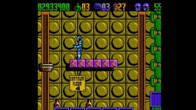 Dendy (Famicom,Nintendo,Nes) 8-bit Robocop 2 part stage 14