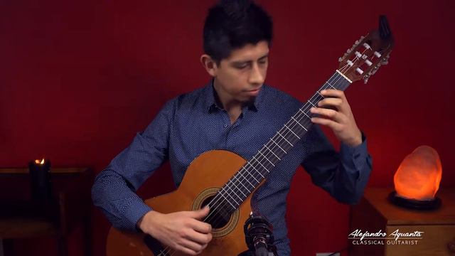 CIELITO LINDO - Performed by Alejandro Aguanta - Classical guitar смотреть онлайн