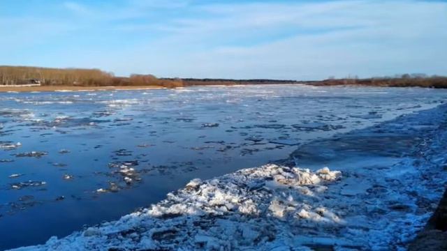 Ледоход на Вятке 13.04.2019 смотреть онлайн