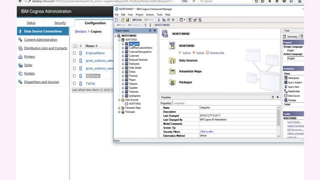 Cognos Framework Manager Change Data Source смотреть онлайн