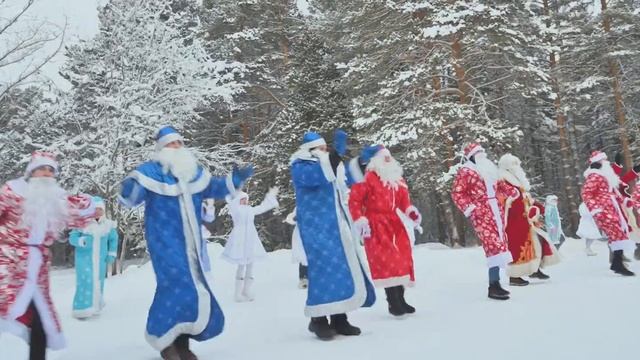 Новогодний танцевальный флешмоб смотреть онлайн