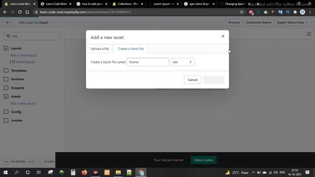 How to Add Custom CSS to Shopify Theme ( Shopify Basic Tutorial ) смотреть онлайн
