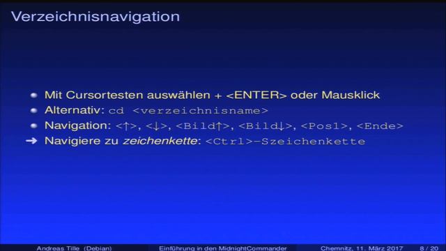 schneller Dateimanager - Midnight Commander (Andreas Tille) смотреть онлайн