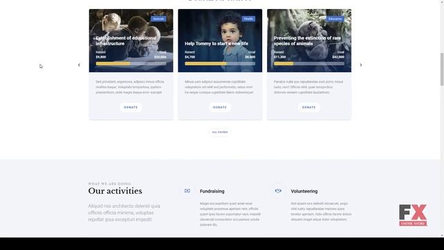 Saviti - Charity and Fundraising Bootstrap HTML Template смотреть онлайн