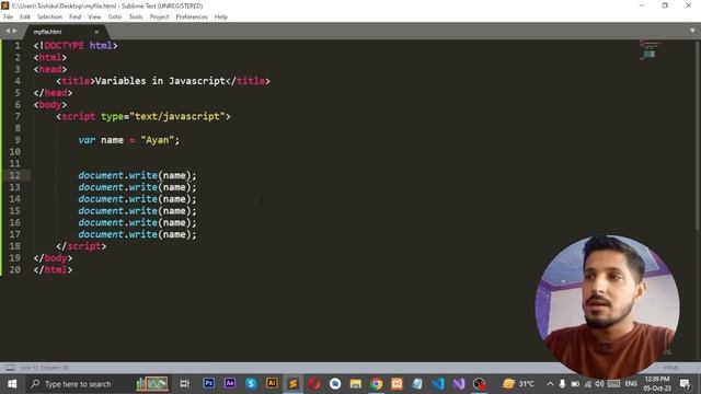 Learn Javascript Part 05 | Variables in Javascript | Yazdan Haider | 2023 смотреть онлайн