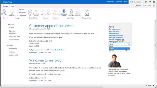 Managing Blog Post Layout in SharePoint Online смотреть онлайн