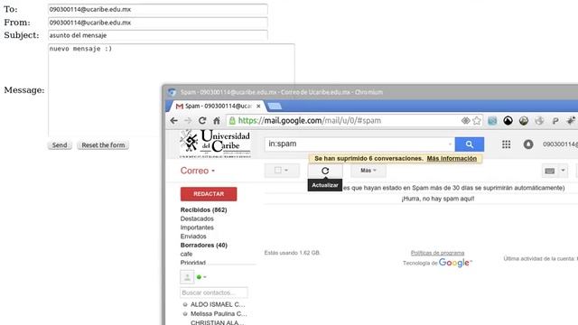 Demo funcion mail con Gmail смотреть онлайн