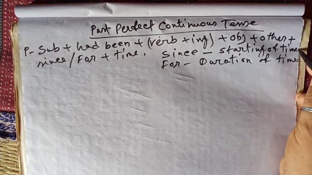 Past Perfect Continuous Tense смотреть онлайн