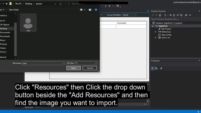How to import image on visual studio смотреть онлайн